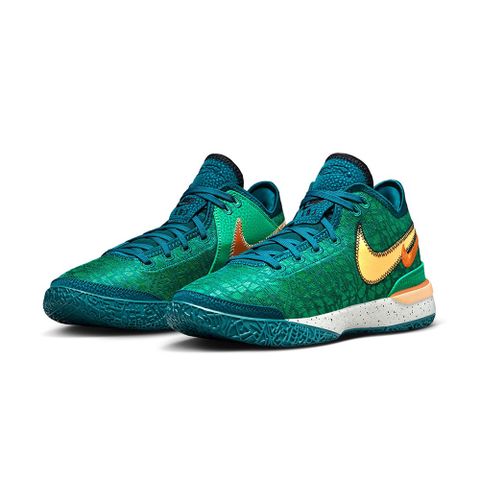 【NIKE 耐吉】Nike Zoom LeBron NXXT Gen EP 實戰籃球鞋 綠金勾 男鞋 運動鞋 DR8788-301