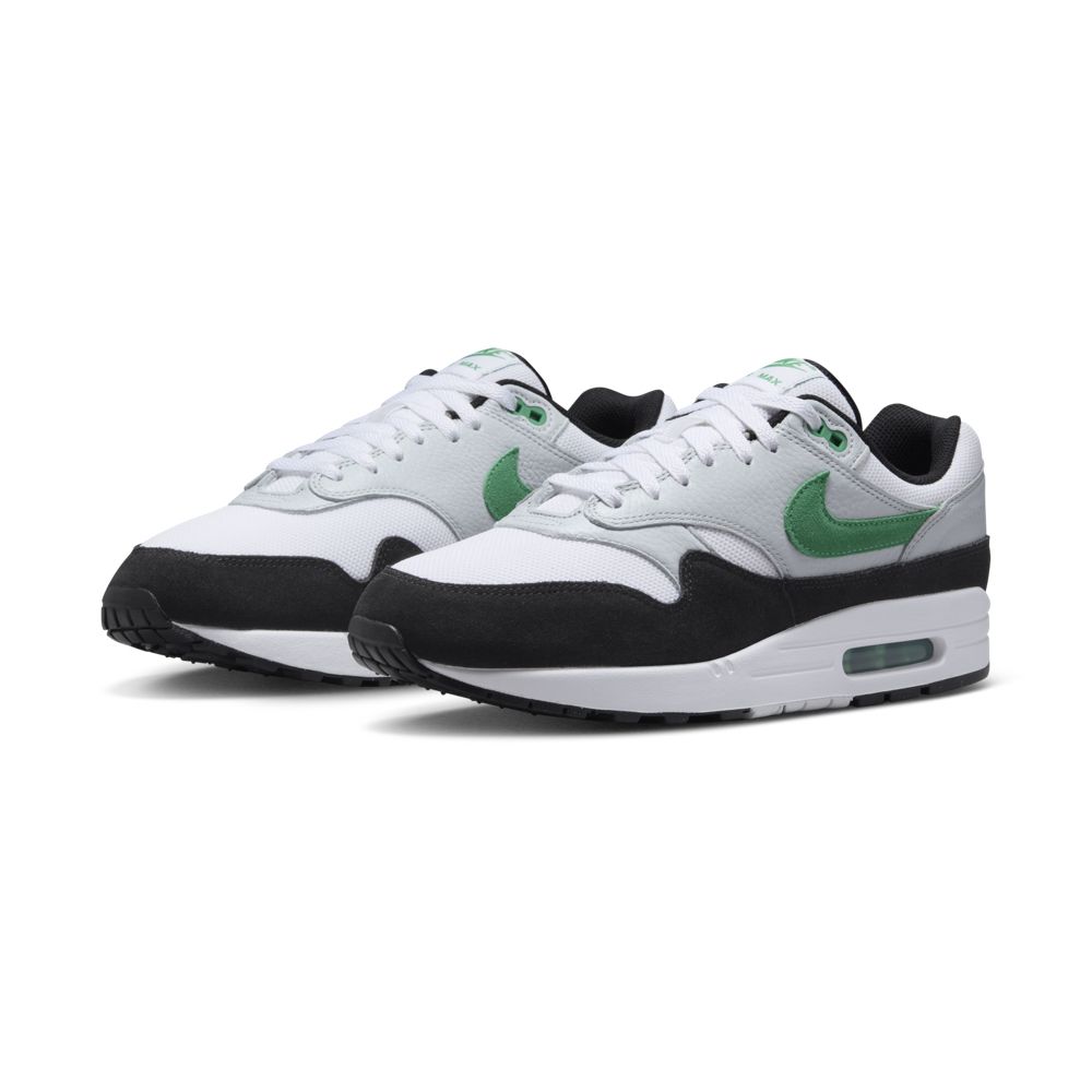 NIKE 耐吉  Air Max 1 White Black Stadium Green 黑綠 男鞋 休閒鞋 FN6952-100