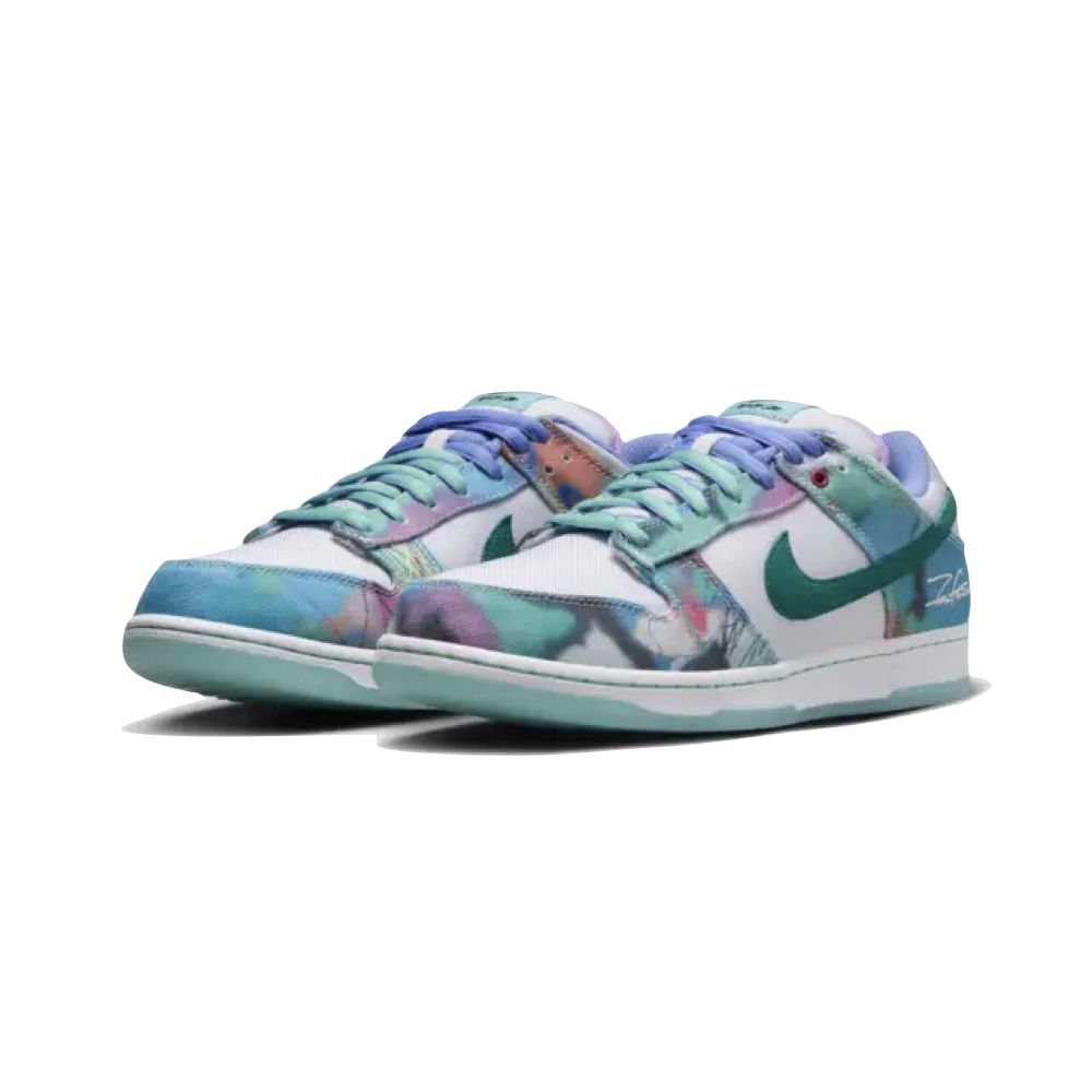 NIKE 耐吉 Futura Laboratories x  SB Dunk Low 白藍塗鴉 男鞋 休閒鞋 聯名款 HF6061-400