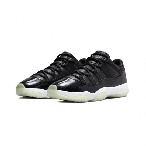 NIKE 耐吉 Air Jordan 11 Low 72-10 黑 大魔王 男鞋 休閒鞋 AV2187-001