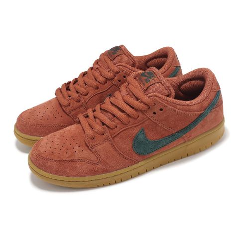 NIKE 耐吉 休閒鞋 SB Dunk Low 男鞋 女鞋 焦橙 綠 Burnt Sunrise 膠底 情侶鞋 HF3704-800