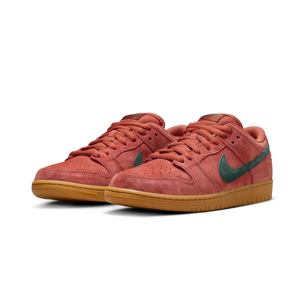 NIKE 耐吉  SB Dunk Low Burnt Sunrise 日出橘紅 滑板鞋 運動鞋 休閒鞋 麂皮 男鞋 HF3704-800