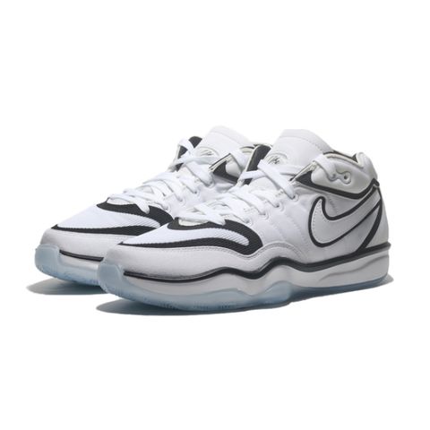 NIKE 耐吉 籃球鞋 AIR ZOOM G.T. HUSTLE 2 EP 白黑色 實戰鞋 男 DJ9404-102