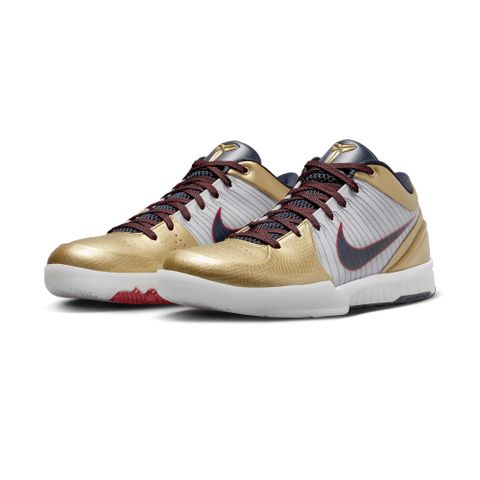 NIKE 耐吉 Nike Kobe 4 Protro Metallic Gold and Dark Obsidian 白金奧運 休閒鞋 男鞋 FQ3544-100