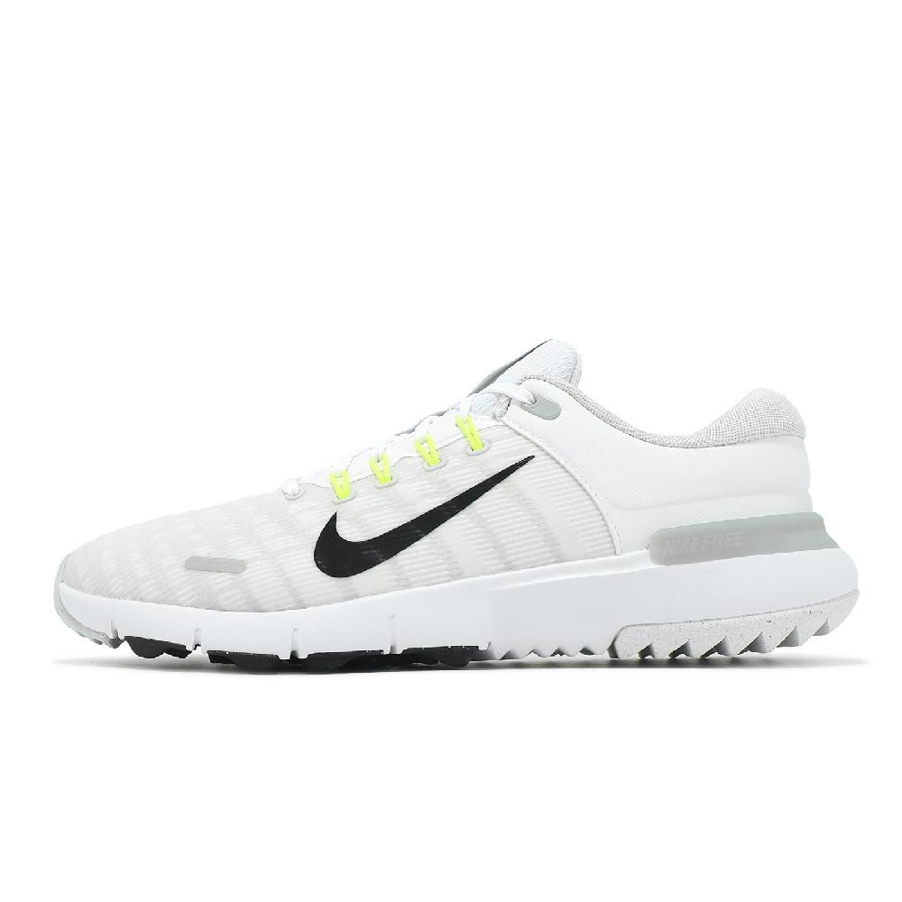 NIKE 耐吉   高爾夫球鞋 Free Golf NN 男鞋 寬楦 白 黑 綠 防潑水 抓地 運動鞋 FQ7875-101