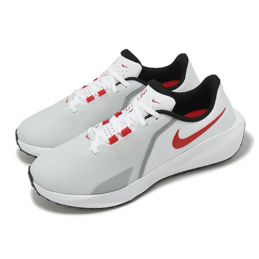 NIKE 耐吉 Nike 耐吉 高爾夫球鞋 Infinity G NN 寬楦 男鞋 女鞋 白 紅 高球 休閒鞋 FN0565-101