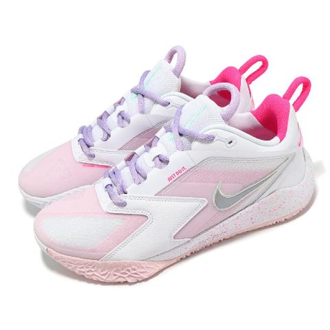 NIKE 耐吉 Nike 耐吉 排球鞋 Air Zoom HyperAce 3 SE 男鞋 女鞋 白 粉 室內運動 羽排鞋 運動鞋 HF3239-100