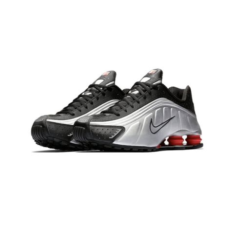 NIKE 耐吉 Shox R4 Black Metallic Silver 黑銀紅 彈簧鞋 休閒鞋 男鞋 BV1111-008