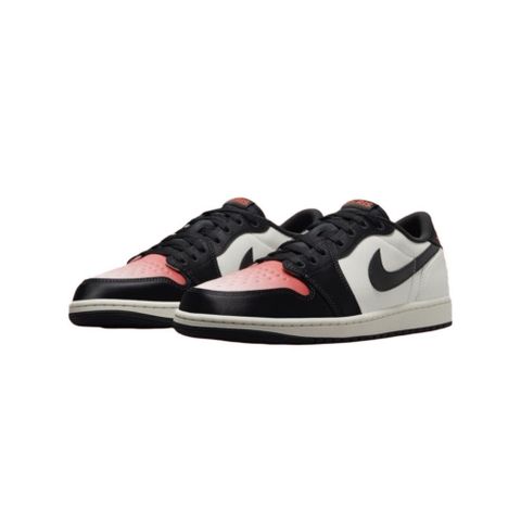 NIKE 耐吉 PSG x Air Jordan 1 Low OG Sail and Off-Noir 聯名款 漸變粉紅 休閒鞋 男鞋 HF8828-100