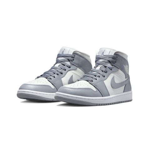 【NIKE 耐吉】Air Jordan 1 Mid Stealth 海鹽灰 男女款 高筒鞋 BQ6472-115