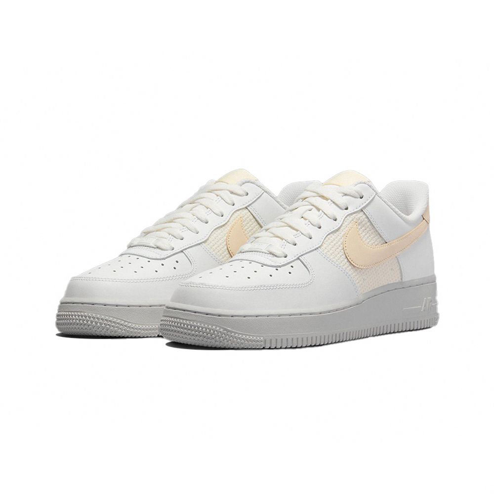 NIKE 耐吉  Air Force 1 07 ESS 燕麥奶茶 編織 DJ9945-100