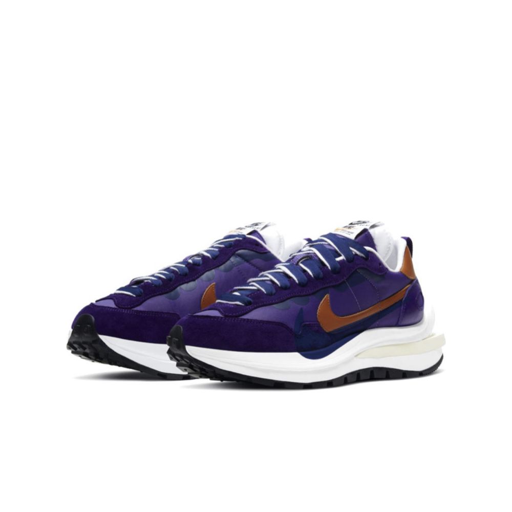 Sacai x Nike Vaporwaffle 紫橘休閒鞋DD1875-500 - PChome 24h購物