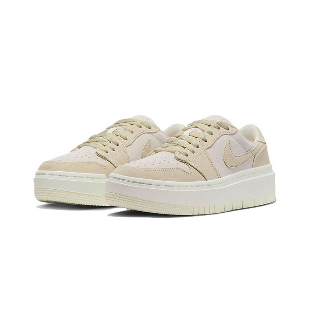 NIKE 耐吉 W Air Jordan 1 Low Elevate 燕麥 米灰 厚底 DH7004-101