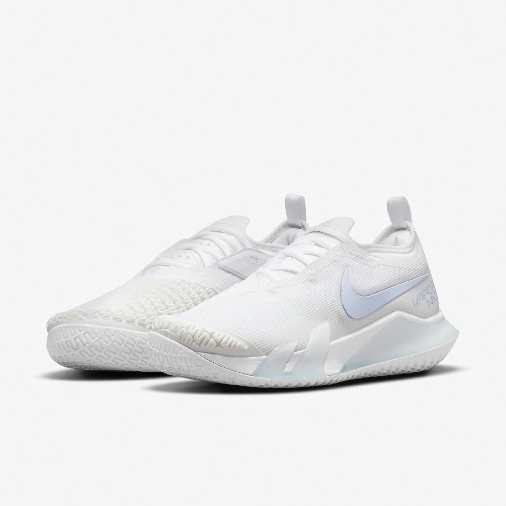 Nike 耐吉網球鞋Wmns React Vapor NXT HC 女鞋白藍硬地運動鞋CV0742