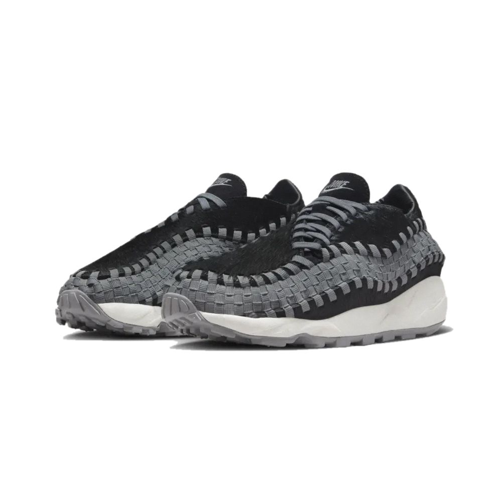 NIKE 耐吉  Air Footscape Woven Black and Smoke Grey 黑灰馬毛 休閒鞋 女鞋 FB1959-001