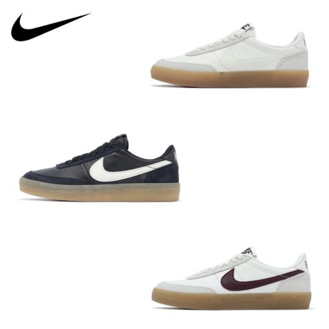 【NIKE 耐吉】W Nike Killshot 2 奶油白焦糖/黑白焦糖/酒紅紅棕 滑板鞋 FZ5630-101/FZ5630-001/FZ5630-103