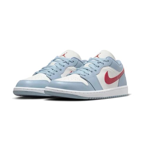 NIKE 耐吉 W Air Jordan 1 Low Blue Whisper 藍語灰 DC0774-164