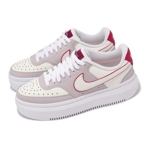 NIKE 耐吉 W  Court Vision Alta LTR 白粉厚底 HF0740-111