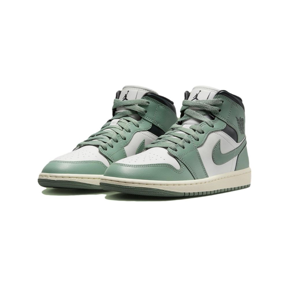 NIKE 耐吉 W Air Jordan 1 Mid Jade Smoke 翡翠綠 BQ6472-130