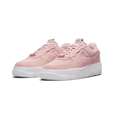 NIKE 耐吉 W  Air Force 1 Pixel 粉色麂皮 女鞋 休閒鞋 DQ5570-600