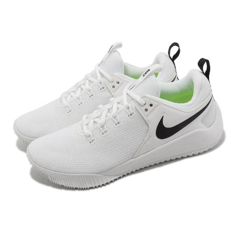 NIKE 耐吉 排球鞋 Wmns Zoom Hyperace 2 女鞋 男鞋 白 緩震 支撐 排羽球 運動鞋 AA0286-100