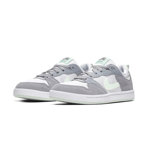 NIKE 耐吉 W Nike SB Alleyoop 滑板鞋 灰淡綠麂皮 女鞋 休閒鞋 運動鞋 低筒 CQ0369-002