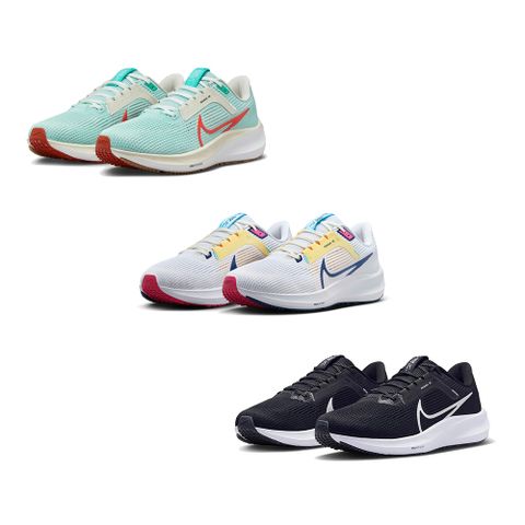 NIKE 耐吉 W  Air Zoom Pegasus 40 小飛馬 灰綠橘/白藍/黑白 跑鞋 運動鞋 女鞋 DV3854-300/DV3854-105/DV3854-001