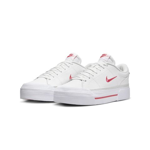 NIKE 耐吉 W  Court Legacy Lift 粉白 厚底 增高 女鞋 休閒鞋 FV5526-102