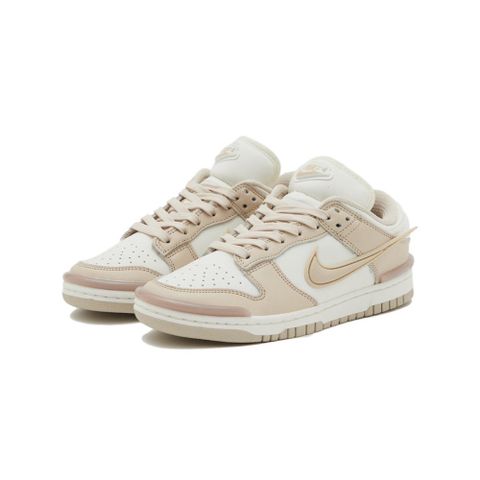 NIKE 耐吉 W Nike Dunk Low Twist 奶茶 小AMBUSH 立體勾 女鞋 休閒鞋 DZ2794-102