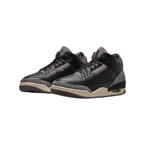 NIKE 耐吉 W Air Jordan 3 x A Ma Maniere 麂皮 黑紫 休閒鞋 女鞋 FZ4811-001