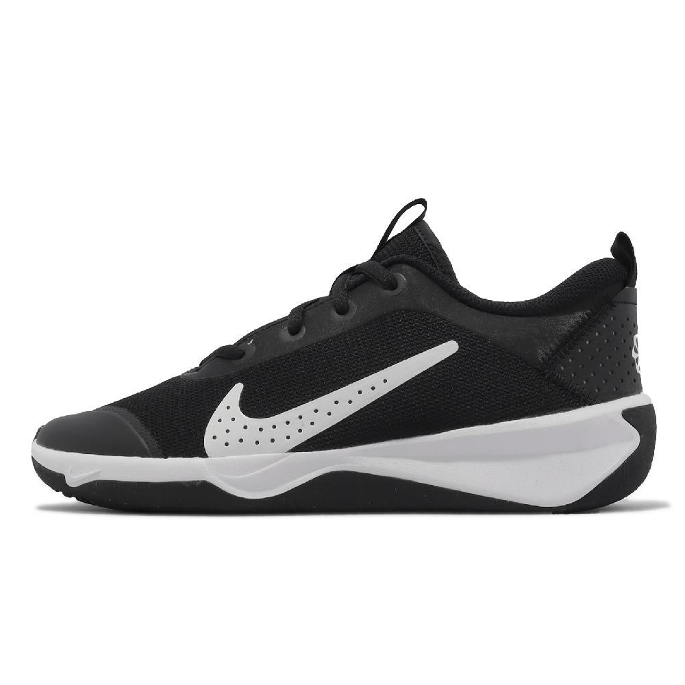 NIKE 耐吉 Nike 耐吉 排球鞋 Omni Multi-Court GS 女鞋 大童 黑 白 室內運動 羽球鞋 桌球鞋 運動鞋 DM9027-002