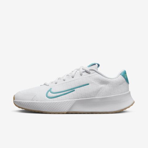 NIKE 耐吉 Nike W Vapor Lite 2 HC [DV2019-103] 女 網球鞋 運動 比賽 訓練 硬地 白 藍綠