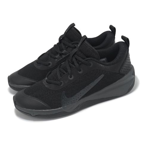 NIKE 耐吉 Nike 耐吉 排球鞋 Omni Multi-Court GS 大童 女鞋 黑 全黑 室內運動 運動鞋 DM9027-001