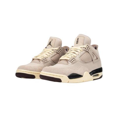 NIKE 耐吉 A Ma Maniére x W Nike Air Jordan 4 Fossil Stone 淺粉紫 麂皮 休閒女鞋 FZ4810-200