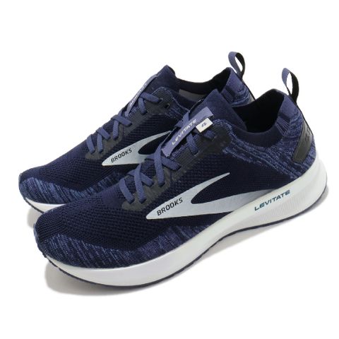Brooks 慢跑鞋 Levitate 4 運動 男鞋 路跑 緩震 DNA科技 透氣 健身 球鞋 藍 白 1103451D439 1103451D439