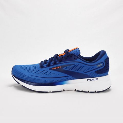 BROOKS Trace 2 [1103881D477] 男 慢跑鞋 運動 路跑 D楦 避震 緩衝 象限 追擊2代 藍橘