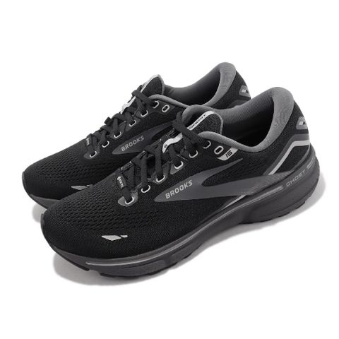 BROOKS 布魯克斯 慢跑鞋 Ghost 15 GTX 女鞋 黑 灰 防水 魔鬼系列 15代 避震 運動鞋 路跑 1203821B022