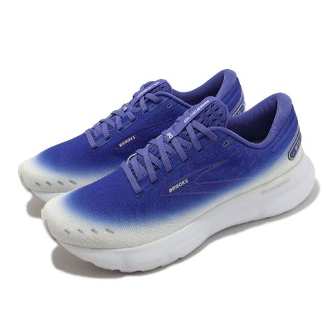 BROOKS 布魯克斯 慢跑鞋 Glycerin 20 男鞋 藍 白 漸層 氮氣中底 甘油系列 20代 限定款 1103821D464