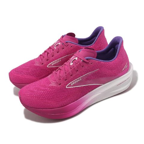 Brooks 布魯克斯 競速跑鞋 Hyperion Elite 3 男鞋 粉 緩震 碳板 輕量 路跑 馬拉松 1000421D640