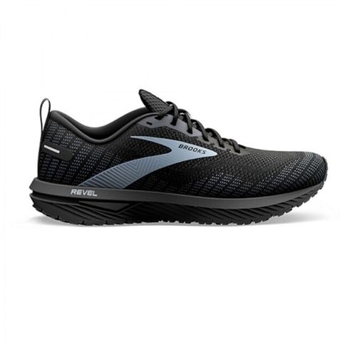 Brooks Revel 6 [1103981D072] 男 慢跑鞋 運動 多功能 動能加碼象限 著迷6代 回彈 黑灰