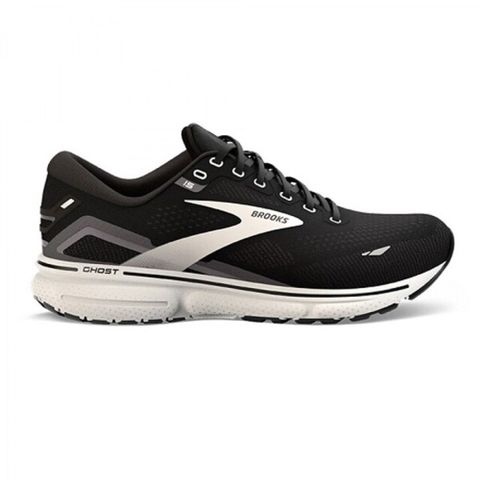 Brooks Ghost 15 [1103932E012] 男 慢跑鞋 運動 路跑 魔鬼系列 避震 緩衝 寬楦 黑白