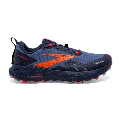 Brooks Cascadia 17 Gtx [1203911B460] 女 越野跑鞋 運動 戶外 防水 輕量 藍 橘