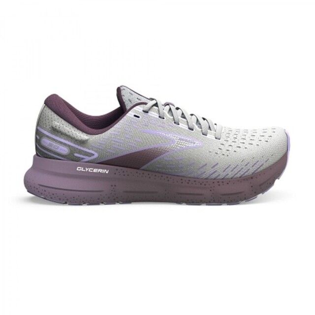  Brooks Glycerin 20 [1203691B168] 女 慢跑鞋 避震緩衝象限 甘油系列20代 灰白 紫