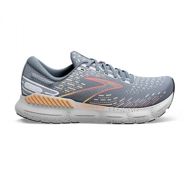  Brooks Glycerin GTS 20 [1103831D034] 男 慢跑鞋 避震緩衝象限 甘油系列20代 灰