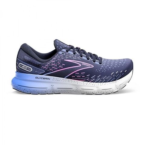 Brooks Glycerin 20 [1203691D460] 女 慢跑鞋 運動休閒 柔軟 緩衝 流暢跑感 寬楦 藍紫