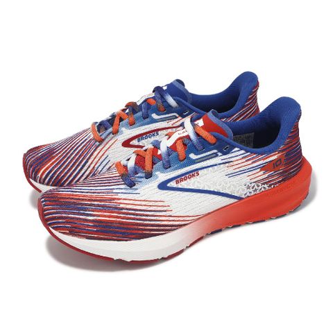 BROOKS 布魯克斯 競速跑鞋 Launch 10 女鞋 白 紅 鴛鴦 美國限定 發射系列 輕量 運動鞋 1203981B154