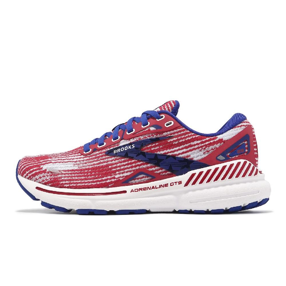 BROOKS  布魯克斯 慢跑鞋 Adrenaline GTS 23 女鞋 紅 藍 美國限定 GTS腎上腺素 緩衝 運動鞋 1203811B631