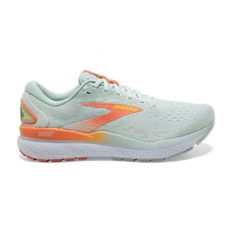 BROOKS Ghost 16 [1204071B411] 女 慢跑鞋 運動 路跑 避震緩衝象限 透氣 淺綠 橘