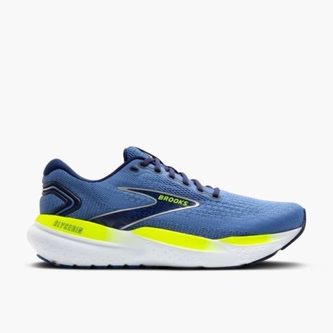 BROOKS Glycerin 21 [1104191D409] 男 慢跑鞋 運動 路跑 甘油系列21代 緩震 藍 螢黃