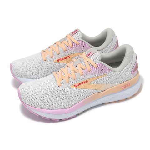 Brooks 布魯克斯 慢跑鞋 Ghost 16 女鞋 橘 米白 紫 漸層 緩衝 氮氣中底 運動鞋 1204071B186